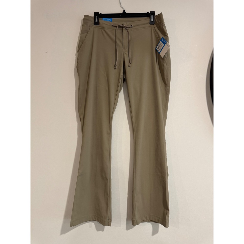 Columbia Sonora Pass Pants Womens 8 Regular Tan Straight Leg Active Outdoor